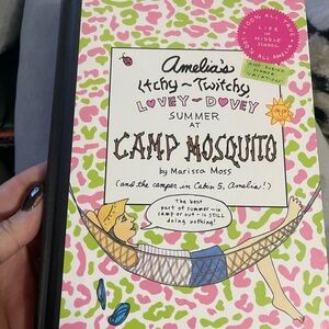 Amelia's Itchy-Twitchy Lovey Dovey Summer At Camp Mosquito Hard Cover Book